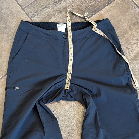 LL Bean Gorpcore Comfort Trail Pants Size 10 Dark Grey/Soft Black - Picture 5 of 14